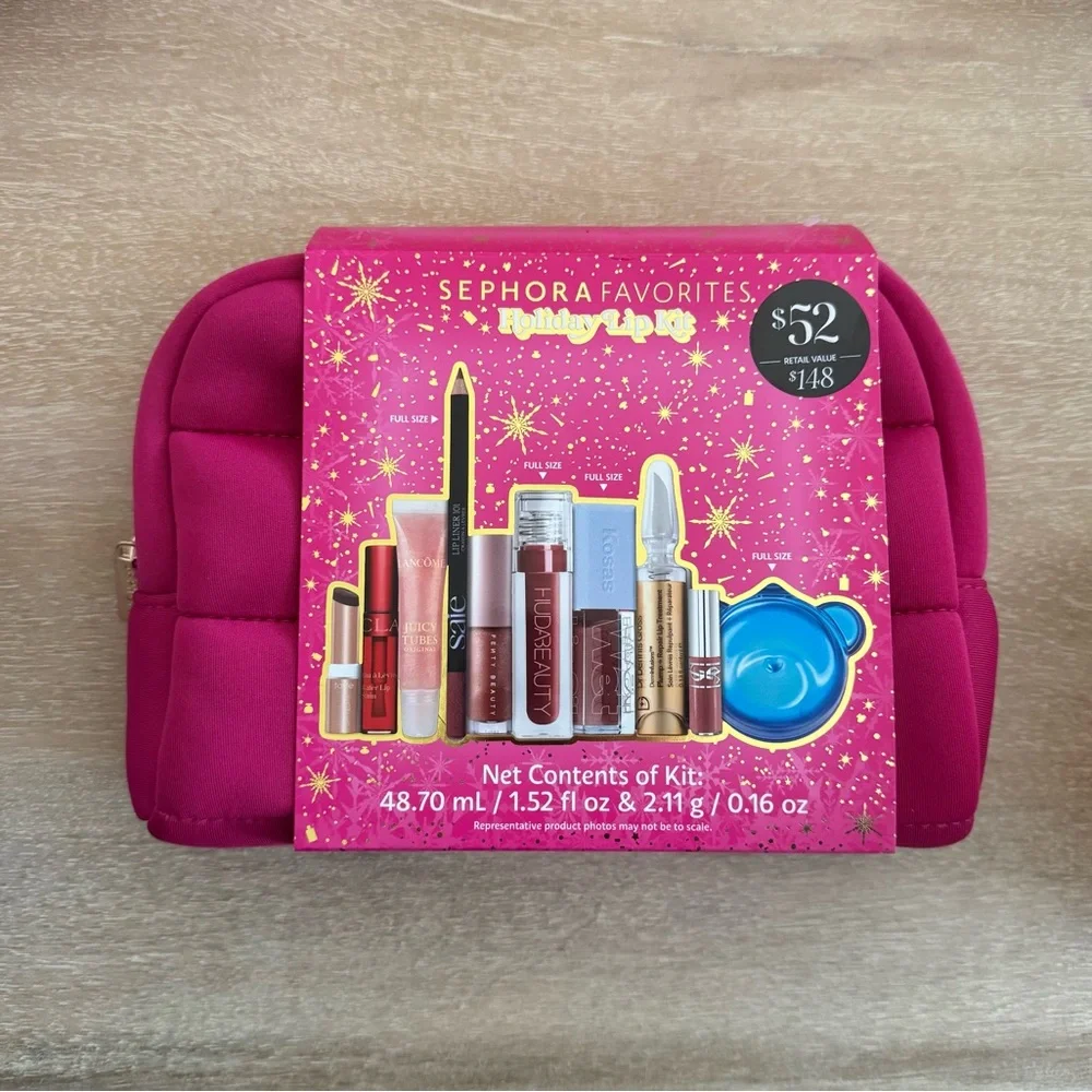 New Sephora Favorites Lip Value Set - Holiday 2025 10pc - Limited Edition - Picture 3 of 3